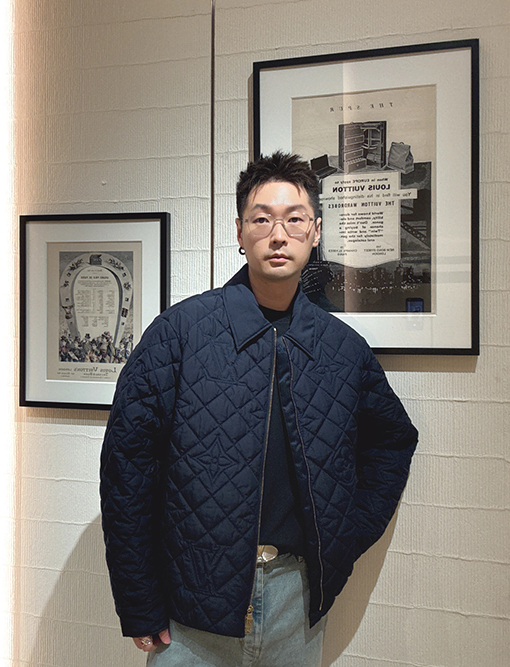 ルイヴィトン 新作ダイヤモンドチェックコットンジャケット