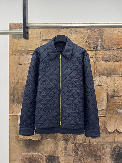 ルイヴィトン 新作ダイヤモンドチェックコットンジャケット