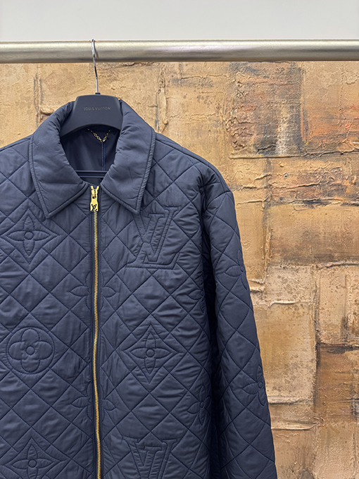 ルイヴィトン 新作ダイヤモンドチェックコットンジャケット