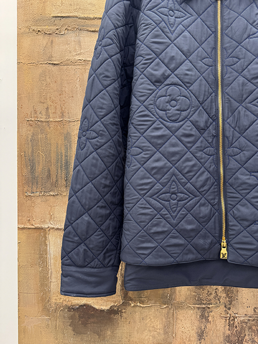 ルイヴィトン 新作ダイヤモンドチェックコットンジャケット