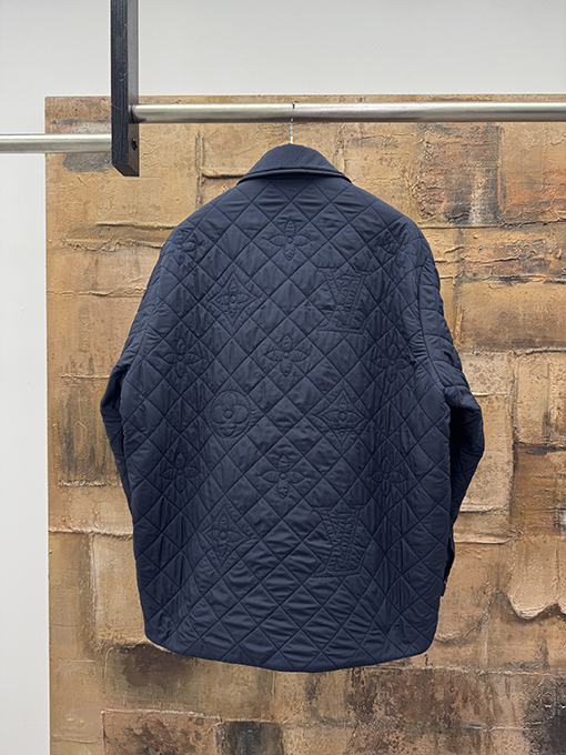 ルイヴィトン 新作ダイヤモンドチェックコットンジャケット