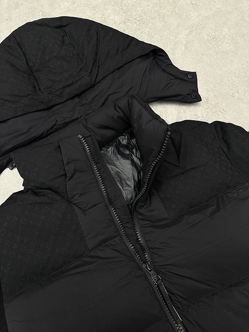 ルイヴィトン ジャカードミドル丈ダウンジャケット