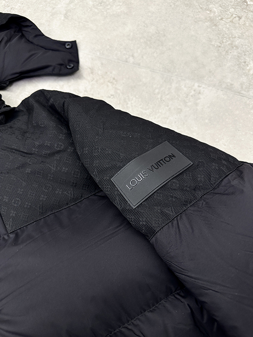 ルイヴィトン ジャカードミドル丈ダウンジャケット