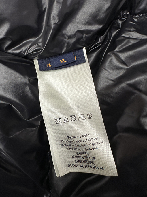 ルイヴィトン ジャカードミドル丈ダウンジャケット