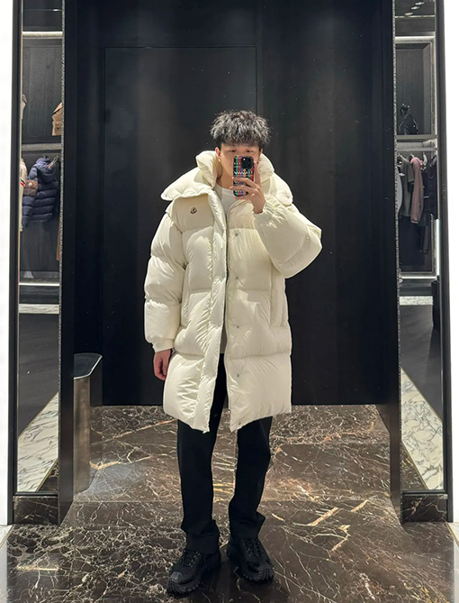 モンクレール Verone 新しいミドル丈ダウンジャケット