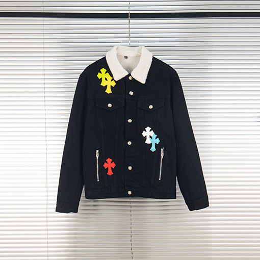 クロムハーツ 新作カラフルラムスキンカラージャケット