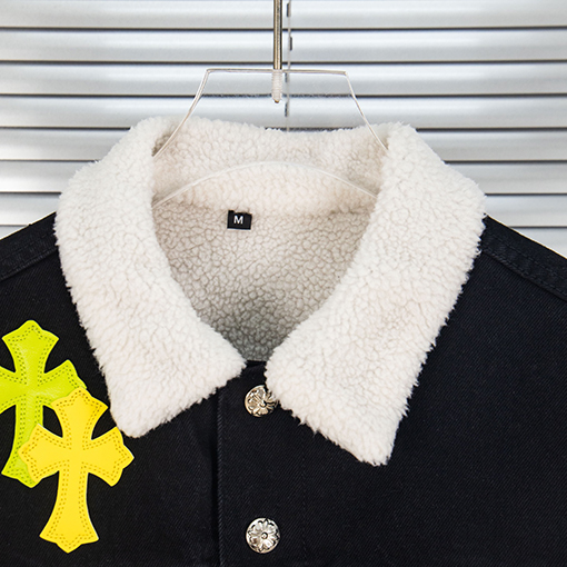 クロムハーツ 新作カラフルラムスキンカラージャケット