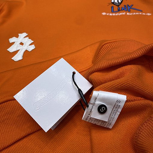 クロムハーツ Matty Boy クロス刺繍レザーグラフィティフード付きスパーカー