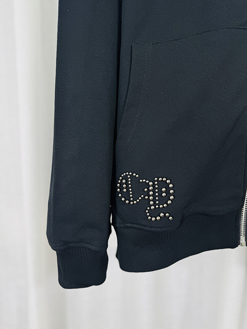 クロムハーツ リベット 3D カップル カジュアル カーディガン スパーカー