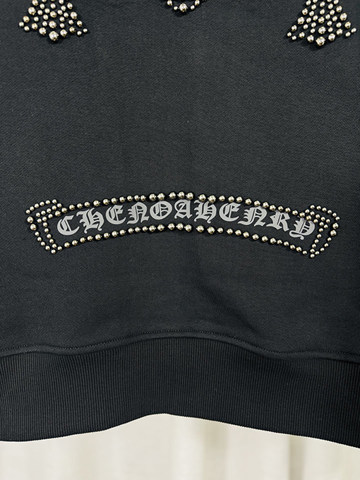 クロムハーツ リベット 3D カップル カジュアル カーディガン スパーカー