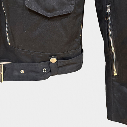 リックオウエンス ハイストリートファッションパンク斜めジッパージャケット