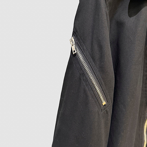 リックオウエンス ハイストリートファッションパンク斜めジッパージャケット