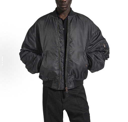 バレンシアガスーパーコピー Bomber ランウェイスタイルのフライトジャケットコットンコート