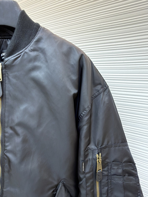 バレンシアガスーパーコピー Bomber ランウェイスタイルのフライトジャケットコットンコート