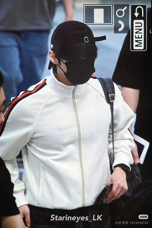 グッチ カラーブロックリボンニット長袖ジップアップセーター