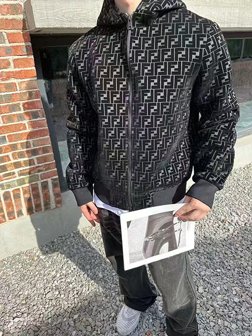 フェンディ 全面フロックジャケット