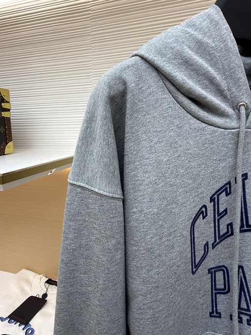 セリーヌ フロックのフード付きスウェットシャツ