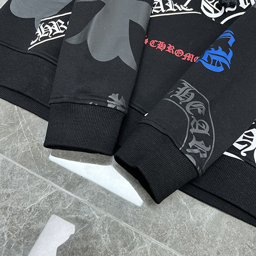 クロムハーツ 限定オンライン オールロゴ パーカー