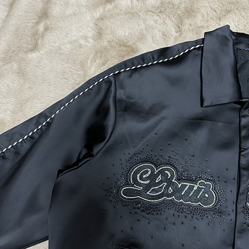 ルイヴィトンコピー ラインストーンシルクジャケット