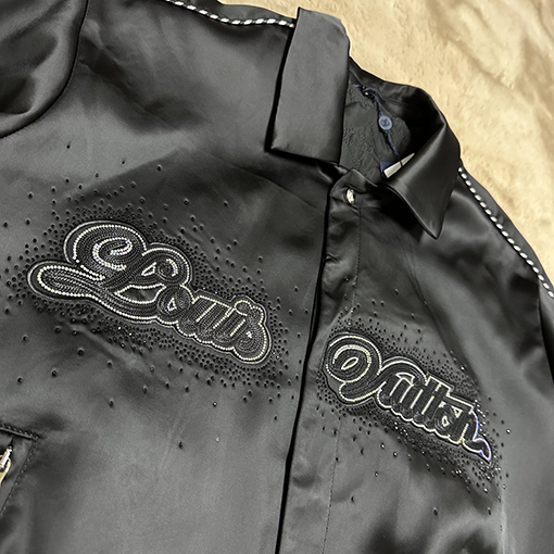 ルイヴィトンコピー ラインストーンシルクジャケット