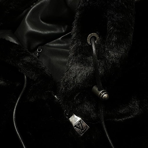 ルイヴィトン ホットダイヤモンドカシミ毛皮ヤジャケット