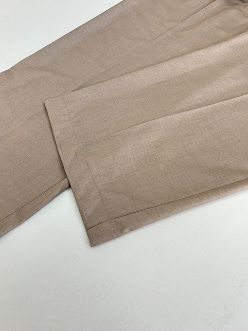 ルイヴィトン 新しいストレートレッグウールプリーツカジュアルパンツ