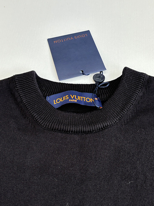 ルイヴィトンコピー 新しい無地ビーズニットセーター