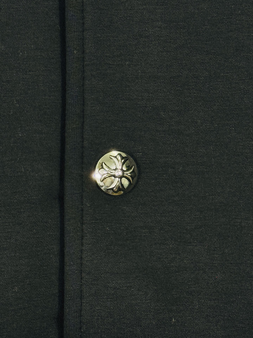 クロムハーツ 3Dレザーカップルカジュアルカーディガン付きフリース裏地ベースボールジャケット