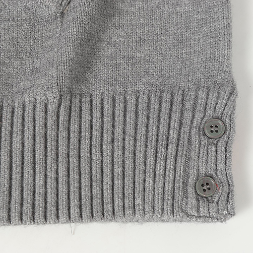 トムブラウン セイルボート柄ウールブレンドジップアップカーディガンセーター