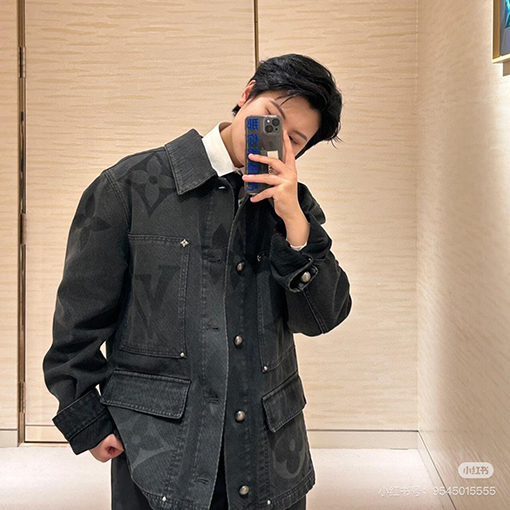 ルイヴィトン グラデーションレターデニムジャケット