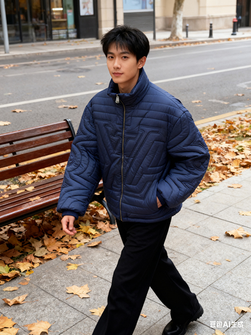 ルイヴィトン スタンドカラーコットンジャケット