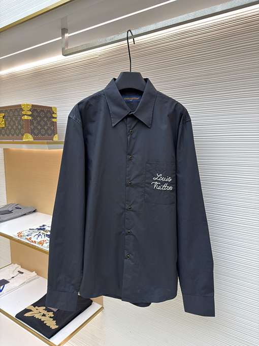 ルイヴィトンコピー ビーズロゴ長袖シャツ
