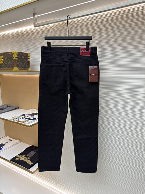 グッチコピー 新しいスタイルのジャカード柄ジーンズ