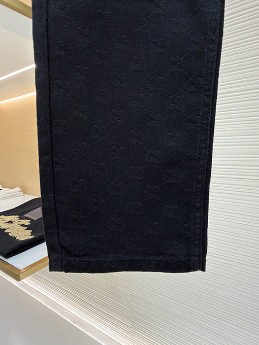 グッチコピー 新しいスタイルのジャカード柄ジーンズ