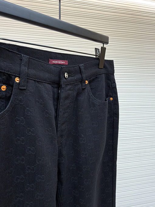 グッチコピー 新しいスタイルのジャカード柄ジーンズ