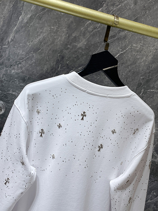 クロムハーツ 星空クロスクルーネックスウェットシャツ