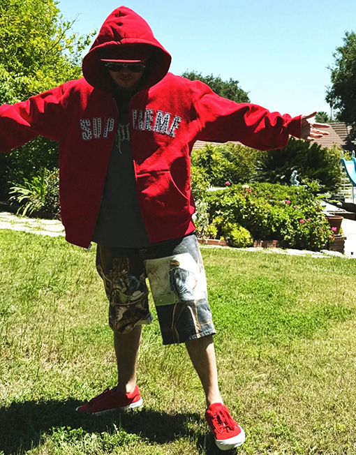 SUPREME x B.B.SIMON ZIP UP HOODED コラボレーション スワロフスキークリスタル ジップパーカー