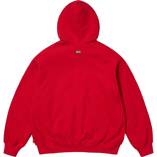 SUPREME x B.B.SIMON ZIP UP HOODED コラボレーション スワロフスキークリスタル ジップパーカー