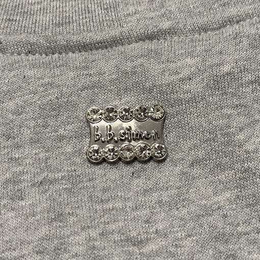 SUPREME x B.B.SIMON ZIP UP HOODED コラボレーション スワロフスキークリスタル ジップパーカー