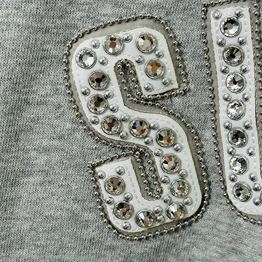 SUPREME x B.B.SIMON ZIP UP HOODED コラボレーション スワロフスキークリスタル ジップパーカー