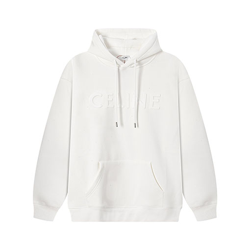 セリーヌコピー 新しいフリース裏地のフード付きスウェットシャツ