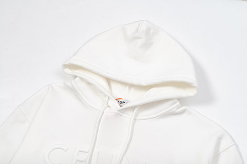 セリーヌコピー 新しいフリース裏地のフード付きスウェットシャツ