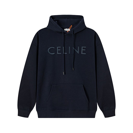 セリーヌコピー 新しいフリース裏地のフード付きスウェットシャツ