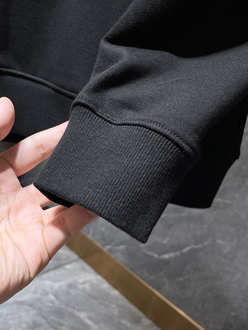 クロムハーツ 馬蹄のサンスクリット十字の彫刻ラインストーンのホットフィックスラインストーンの手縫いパーカー