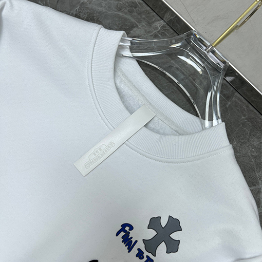 クロムハーツ カラフルなクロスパッチワークサンスクリット手描きグラフィティパーカー