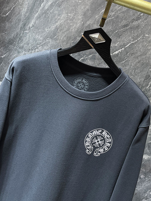 クロムハーツ サンスクリット語の馬蹄文字クルーネックスウェットシャツ