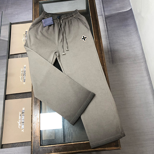 ルイヴィトン 新しいカップルのヘビーデューティーウォッシュストレートレッグスウェットパンツ