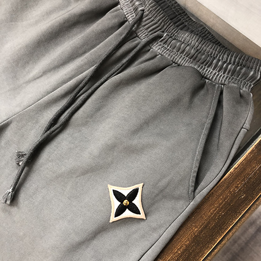 ルイヴィトン 新しいカップルのヘビーデューティーウォッシュストレートレッグスウェットパンツ