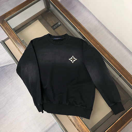 ルイヴィトン 新しいカップルのヘビーデューティーウォッシュドスウェットシャツ