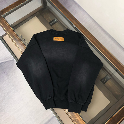 ルイヴィトン 新しいカップルのヘビーデューティーウォッシュドスウェットシャツ